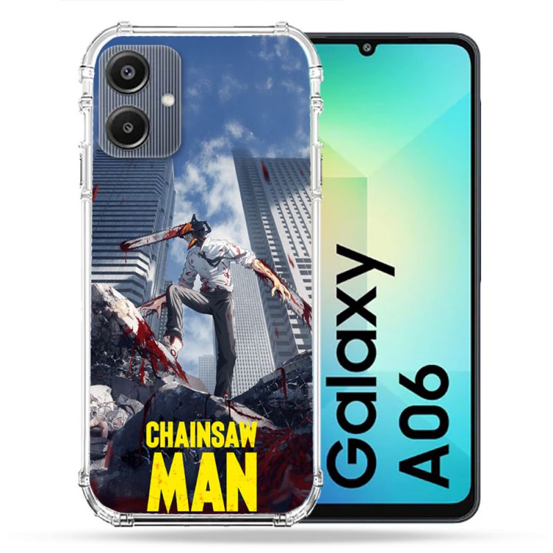Coque Renforcée Pour Samsung Galaxy A06 Manga Chainsaw Man Denji