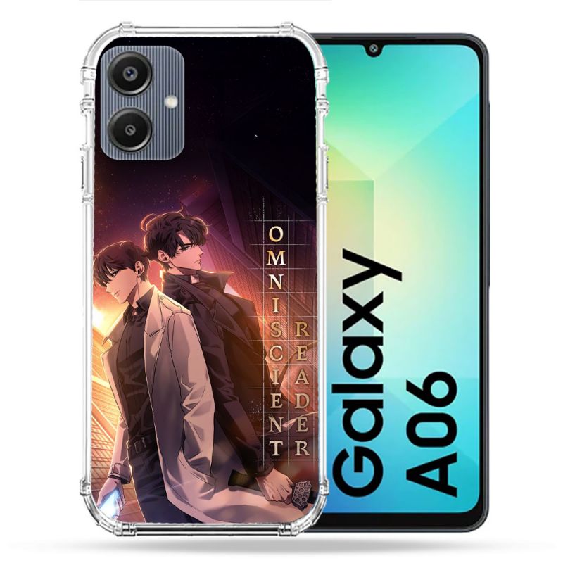 Coque Renforcée Pour Samsung Galaxy A06 Manga Lecteur Omniscient Affiche