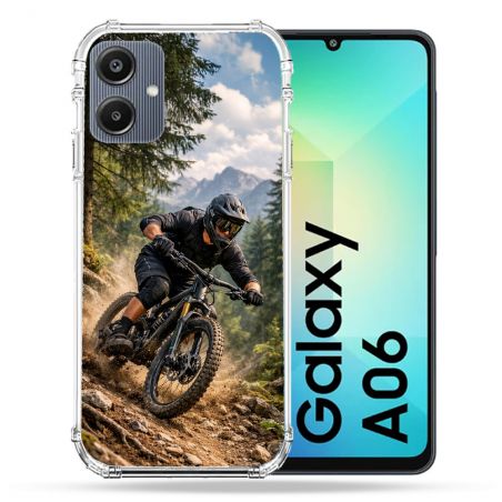 Coque Renforcée Pour Samsung Galaxy A06 Sport VTT Montagne