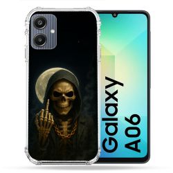 Coque Renforcée Pour Samsung Galaxy A06 Tete de Mort Doigt 2026