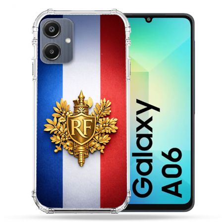 Coque Renforcée Pour Samsung Galaxy A06 Voyage Drapeau France