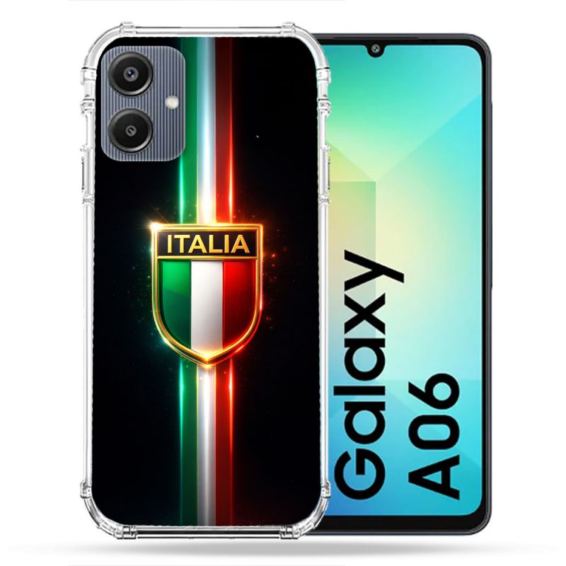 Coque Renforcée Pour Samsung Galaxy A06 Voyage Drapeau Italie 3 2026