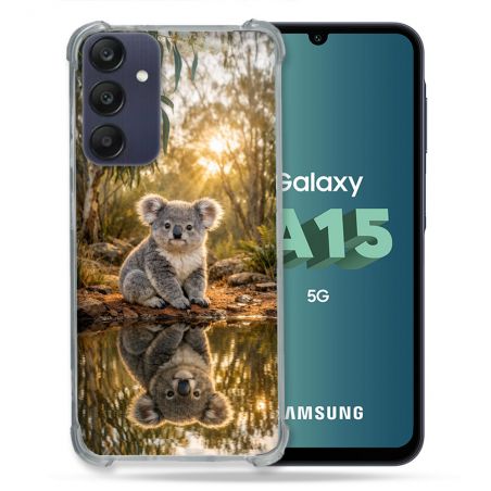 Coque Renforcée Pour Samsung Galaxy A15 4G / 5G Animal Koala Reflet