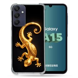 Coque Renforcée Pour Samsung Galaxy A15 4G / 5G Animal Lezard Noir 2026