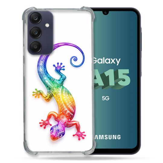 Coque Renforcée Pour Samsung Galaxy A15 4G / 5G Animal Salamandre Color 2026
