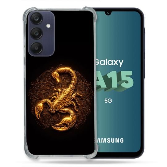 Coque Renforcée Pour Samsung Galaxy A15 4G / 5G Animal Scorpion Fresque 2026
