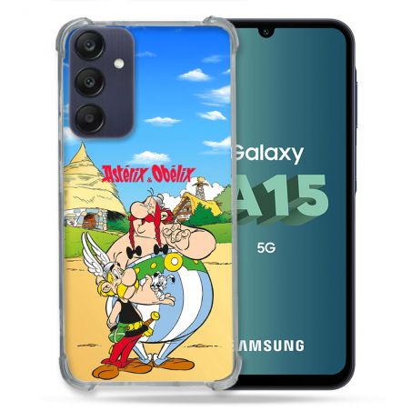 Coque Renforcée Pour Samsung Galaxy A15 4G / 5G Astérix Obélix Color