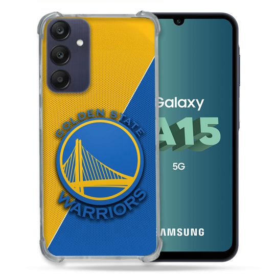 Coque Renforcée Pour Samsung Galaxy A15 4G / 5G Basket Golden State Warriors