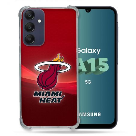Coque Renforcée Pour Samsung Galaxy A15 4G / 5G Basket Miami Heat