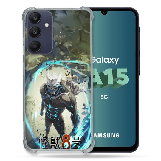 Coque Renforcée Pour Samsung Galaxy A15 4G / 5G Manga Kaiju N° 8 Kafka Hibino