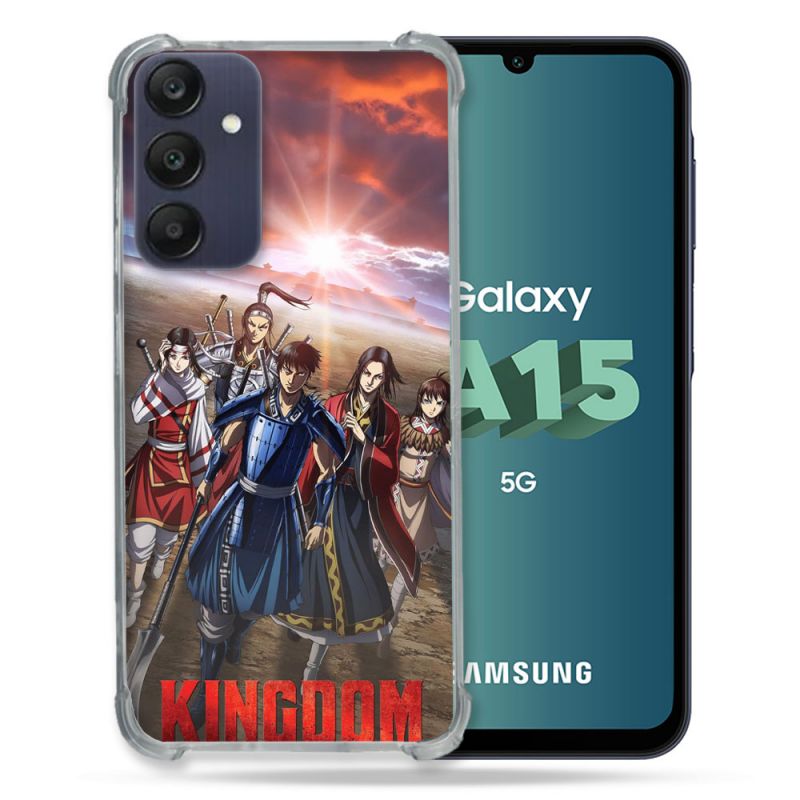 Coque Renforcée Pour Samsung Galaxy A15 4G / 5G Manga Kingdom Affiche