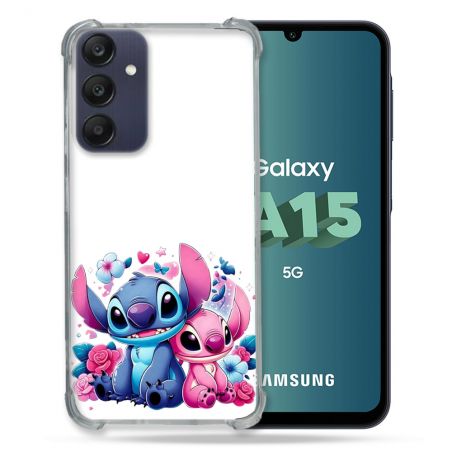 Coque Renforcée Pour Samsung Galaxy A15 4G / 5G Stitch Love