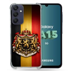 Coque Renforcée Pour Samsung Galaxy A15 4G / 5G Voyage Drapeau Belgique