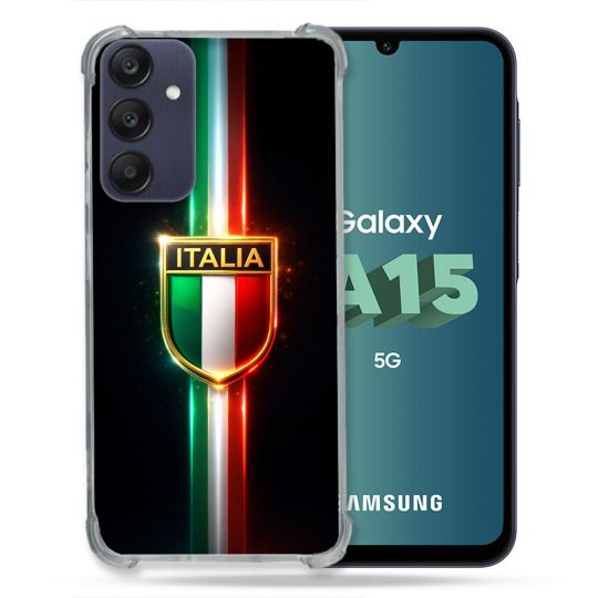Coque Renforcée Pour Samsung Galaxy A15 4G / 5G Voyage Drapeau Italie 3 2026