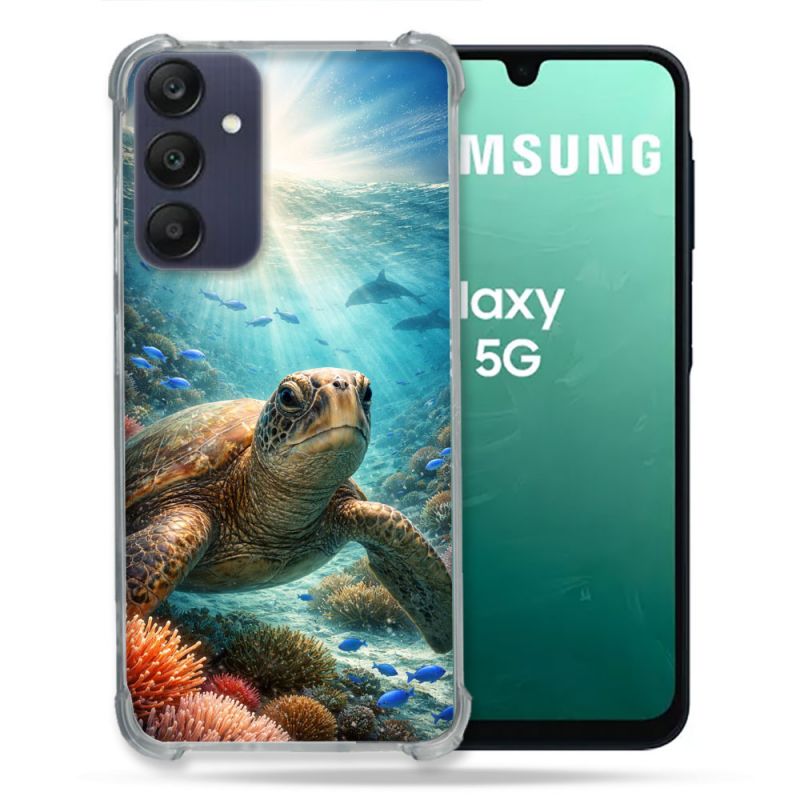 Coque Renforcée Pour Samsung Galaxy A16 5G Animal Tortue Marine