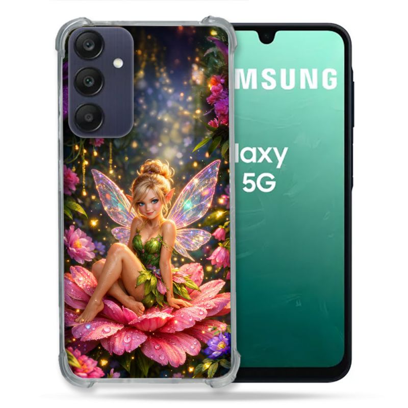 Coque Renforcée Pour Samsung Galaxy A16 5G Fantastique Fee Fleur