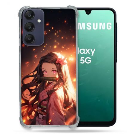 Coque Renforcée Pour Samsung Galaxy A16 5G Manga Demon Slayer Nezuko Rose