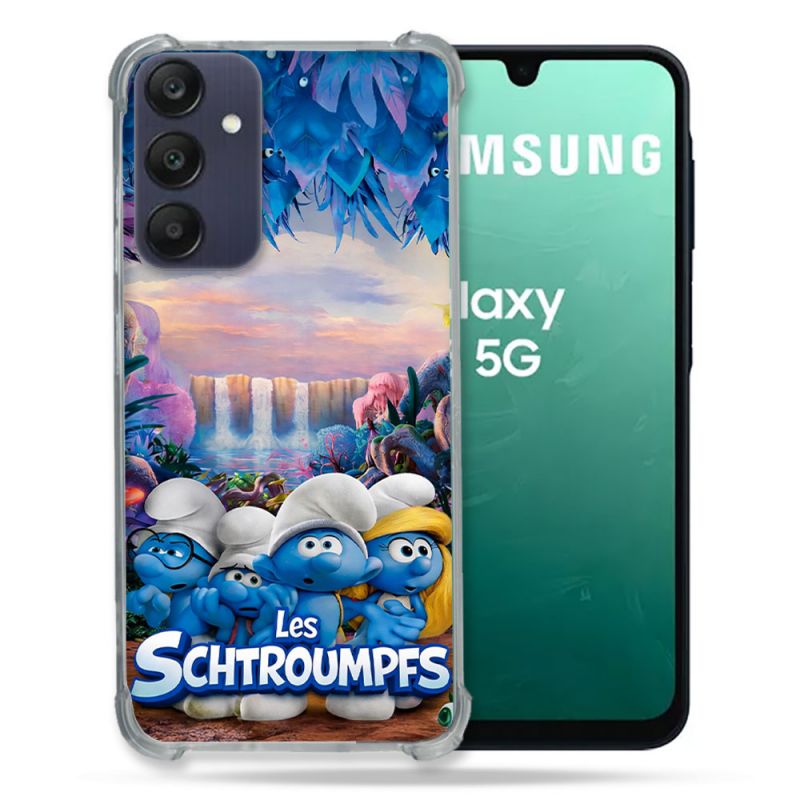 Coque Renforcée Pour Samsung Galaxy A16 5G Schtroumpfs Forêt