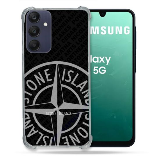Coque Renforcée Pour Samsung Galaxy A16 5G Stone Island Gris