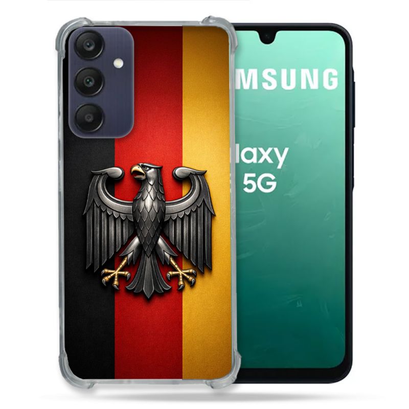 Coque Renforcée Pour Samsung Galaxy A16 5G Voyage Drapeau Allemagne
