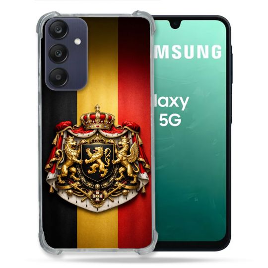 Coque Renforcée Pour Samsung Galaxy A16 5G Voyage Drapeau Belgique