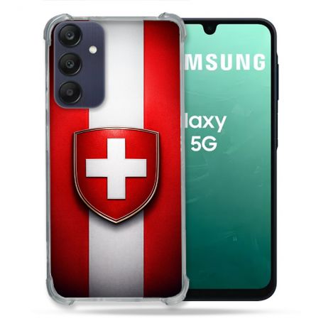 Coque Renforcée Pour Samsung Galaxy A16 5G Voyage Drapeau Suisse