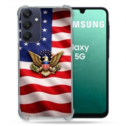 Coque Renforcée Pour Samsung Galaxy A16 5G Voyage Drapeau USA Etats Unis