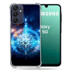 Coque Renforcée Pour Samsung Galaxy A16 5G Voyage Rose des Vents Stellaire