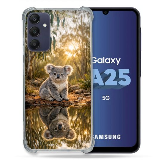 Coque Renforcée Pour Samsung Galaxy A25 5G Animal Koala Reflet