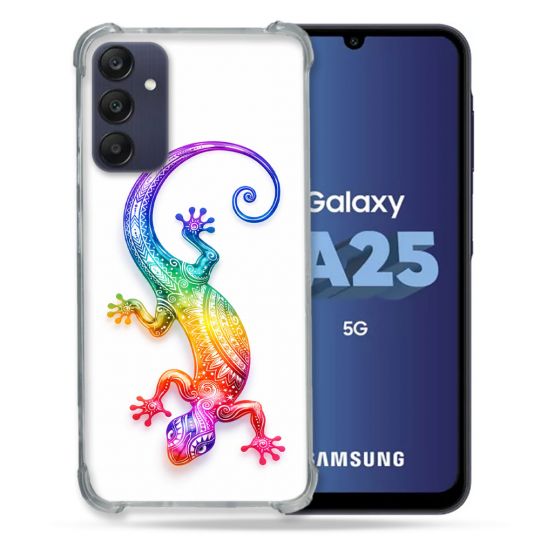 Coque Renforcée Pour Samsung Galaxy A25 5G Animal Salamandre Color 2026