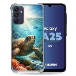 Coque Renforcée Pour Samsung Galaxy A25 5G Animal Tortue Marine