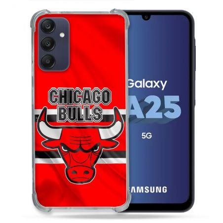 Coque Renforcée Pour Samsung Galaxy A25 5G Basket Chicago Bulls