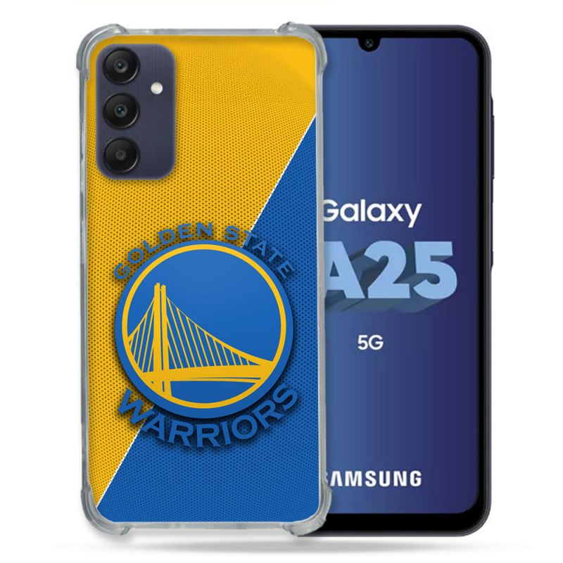 Coque Renforcée Pour Samsung Galaxy A25 5G Basket Golden State Warriors