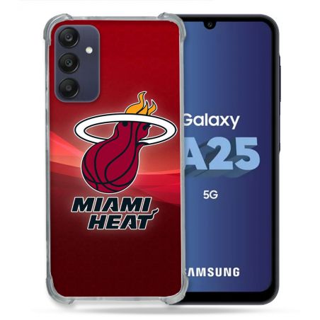 Coque Renforcée Pour Samsung Galaxy A25 5G Basket Miami Heat