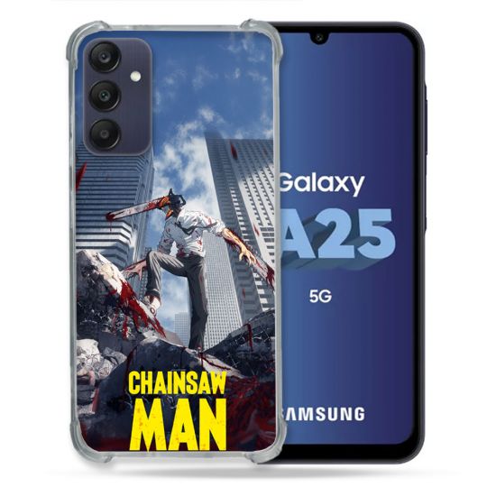 Coque Renforcée Pour Samsung Galaxy A25 5G Manga Chainsaw Man Denji