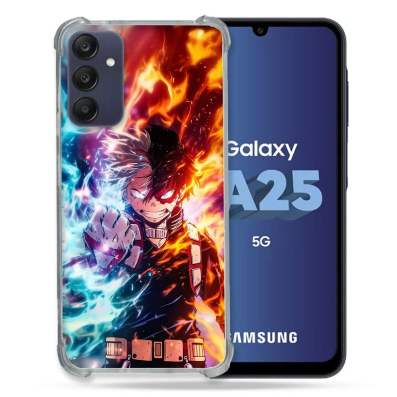 Coque Renforcée Pour Samsung Galaxy A25 5G Manga My Hero Academia Shoto Portrait