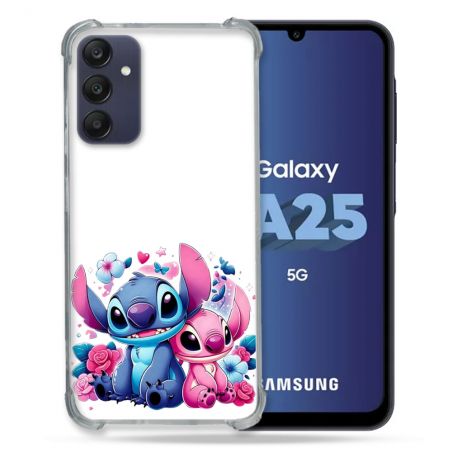 Coque Renforcée Pour Samsung Galaxy A25 5G Stitch Love