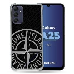 Coque Renforcée Pour Samsung Galaxy A25 5G Stone Island Gris