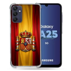 Coque Renforcée Pour Samsung Galaxy A25 5G Voyage Drapeau Espagne