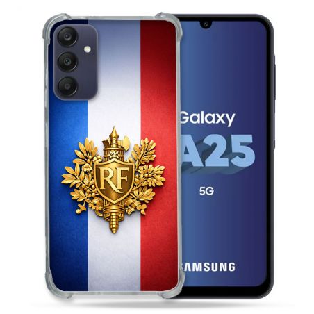 Coque Renforcée Pour Samsung Galaxy A25 5G Voyage Drapeau France