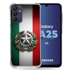 Coque Renforcée Pour Samsung Galaxy A25 5G Voyage Drapeau Italie