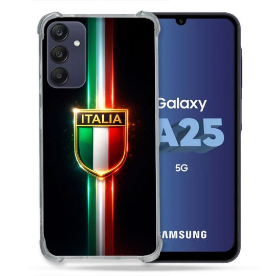 Coque Renforcée Pour Samsung Galaxy A25 5G Voyage Drapeau Italie 3 2026