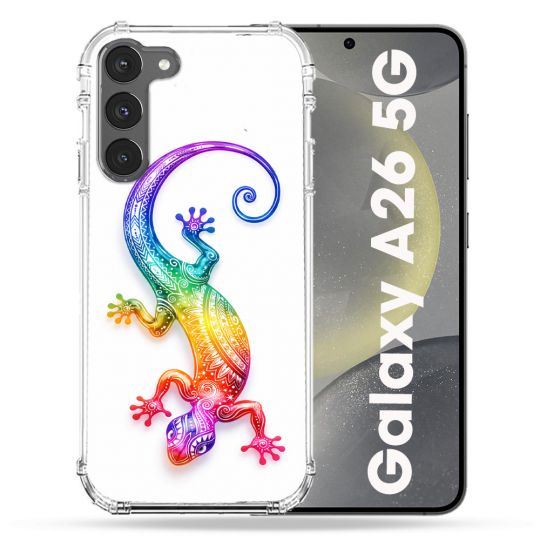 Coque Renforcée Pour Samsung Galaxy A26 5G Animal Salamandre Color 2026