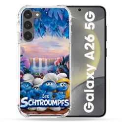 Coque Renforcée Pour Samsung Galaxy A26 5G Schtroumpfs Forêt