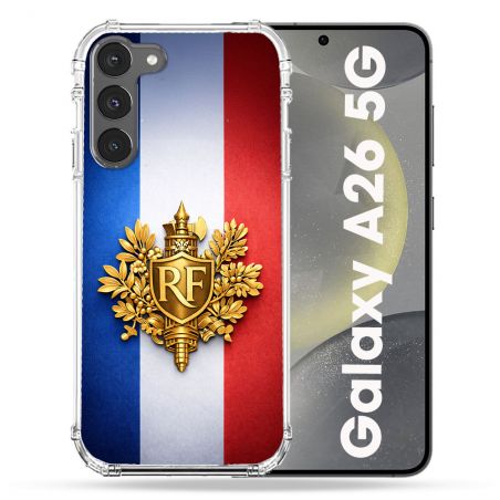 Coque Renforcée Pour Samsung Galaxy A26 5G Voyage Drapeau France