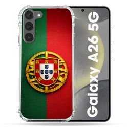 Coque Renforcée Pour Samsung Galaxy A26 5G Voyage Drapeau Portugal