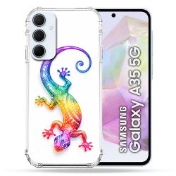 Coque Renforcée Pour Samsung Galaxy A35 5G Animal Salamandre Color 2026