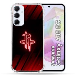 Coque Renforcée Pour Samsung Galaxy A35 5G Basket Houston Rockets
