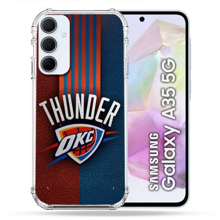 Coque Renforcée Pour Samsung Galaxy A35 5G Basket Oklahoma City Thunder