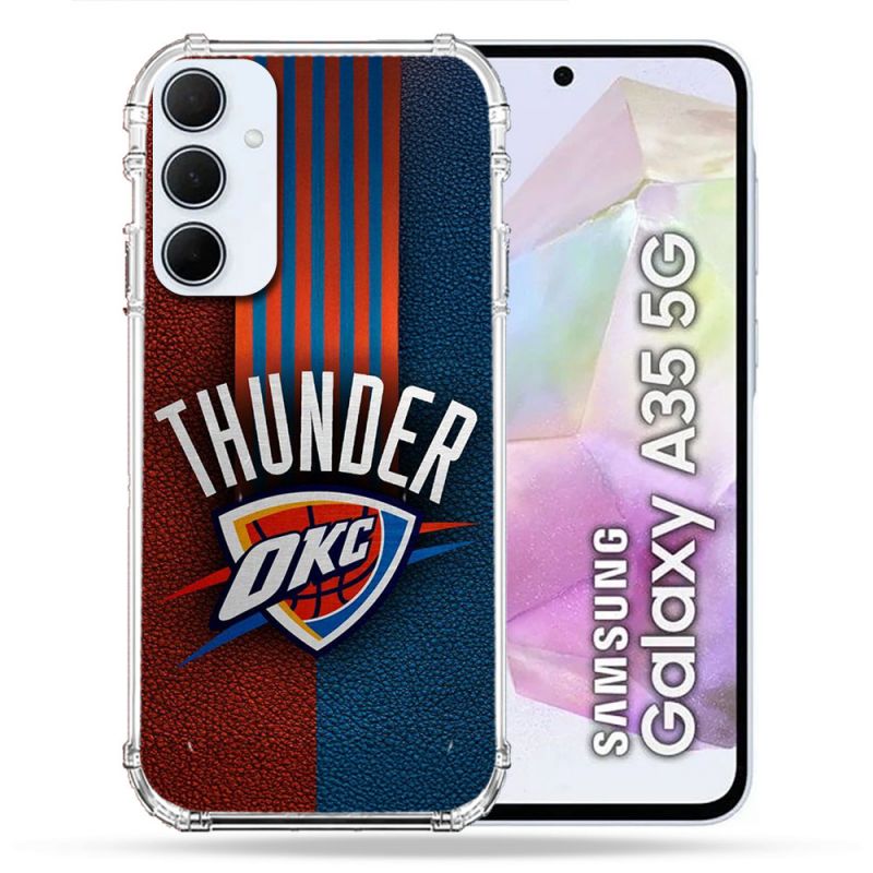 Coque Renforcée Pour Samsung Galaxy A35 5G Basket Oklahoma City Thunder